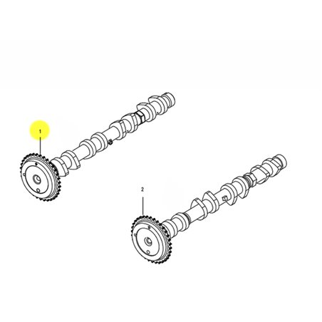 "Couronne Dentée Cames Aspiration - Pièce de Rechange pour Piaggio Porter Multitech (DA471QLR)"