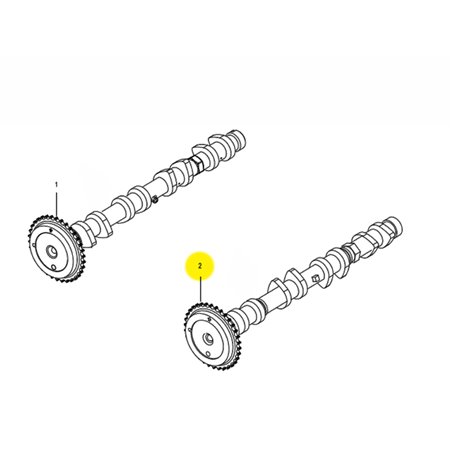 "Corona Dentada de Levas de Escape - Repuesto para Piaggio Porter Multitech (DA471QLR)"