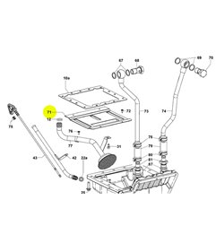 "Inner Oil Pan Sheet - Replacement for Piaggio Quargo LDW-702/P"