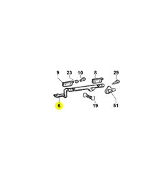 "Tige de Connexion Pompe Injecteurs - Pièce de Rechange Piaggio Quargo LDW-702/P"