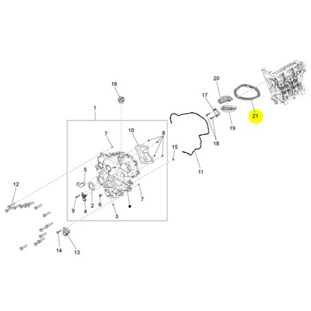 "Distribution Chain - Spare Part for Piaggio Porter Diesel D120"