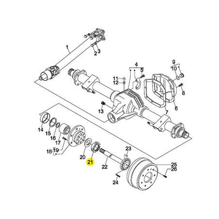 "Bearing Ring Half Shaft - Spare Part for Piaggio Porter Maxxi"