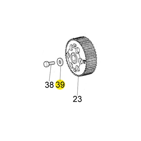 "Camshaft Bolt Washer - Spare for Piaggio Quargo"