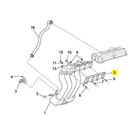 "Intake Manifold Gasket - Replacement for Piaggio Porter Multitech"