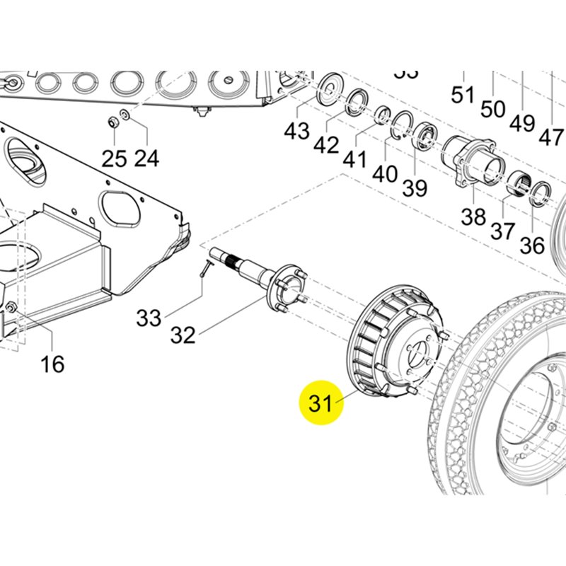 "Tambour de Frein Complet - Pièce de Rechange pour Piaggio Ape Calessino"