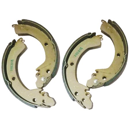 Rear Brake Shoe Kit - Replacement Compatible with Piaggio Porter NP6
