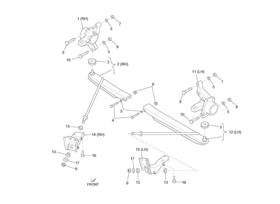 "Swing Arm for Piaggio Porter Pick 1300CC 16V 1998-2008 | High Quality and Full Support"