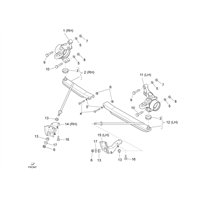 "Bras oscillants pour Piaggio Porter D120 E5 2011-2013 : Qualité et stabilité de conduite"