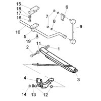 Front axle arm