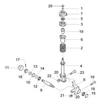 Front shock absorber