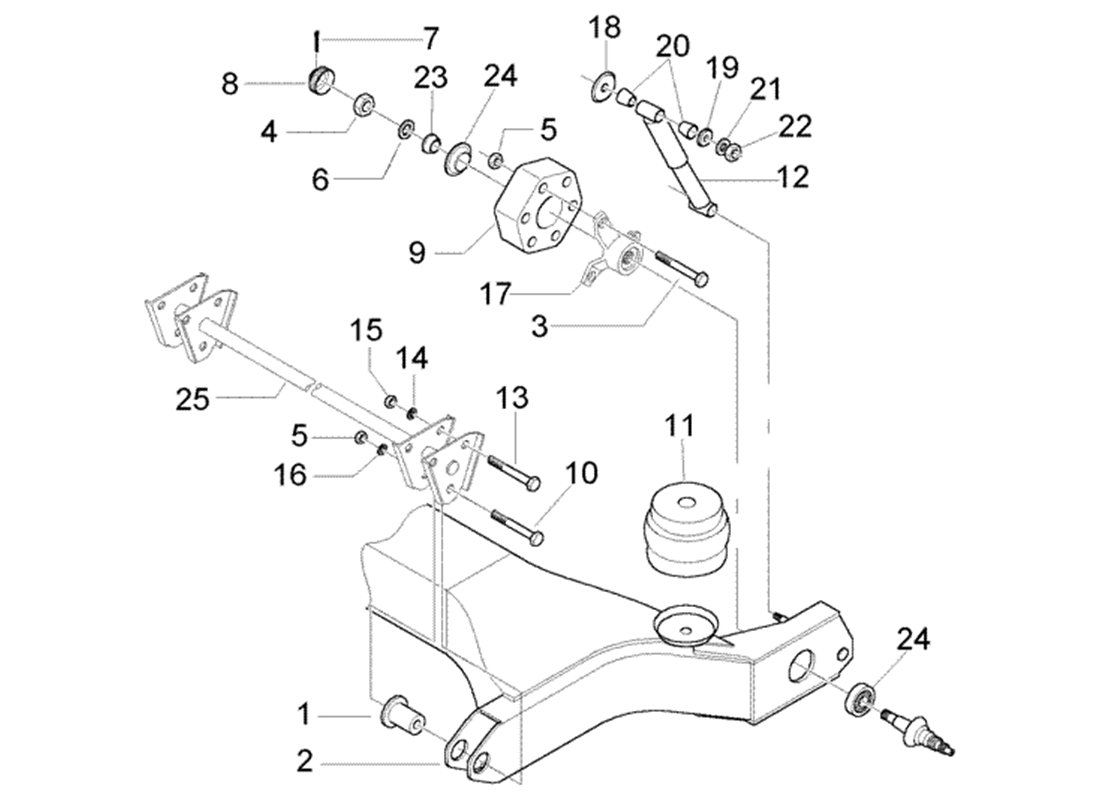 Rear suspension