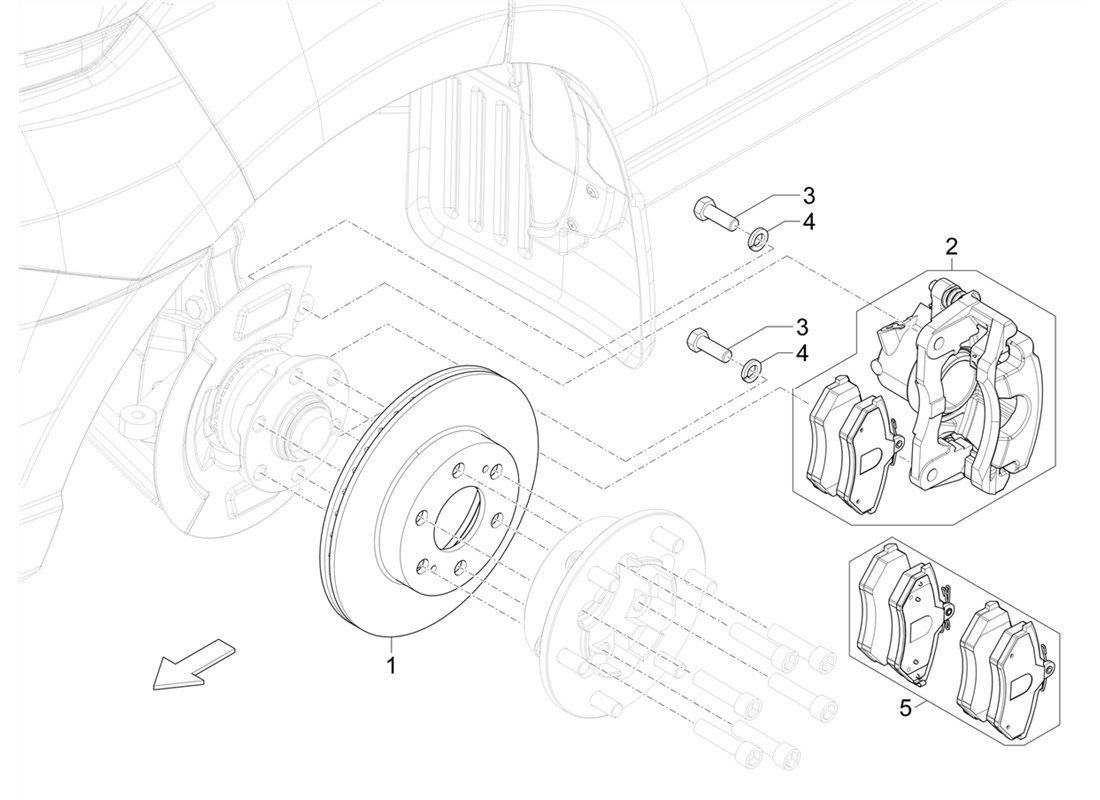 "Brake Parts for Piaggio Porter NP6 | Discs, Calipers, Brake Pads - D'AMICO LINE S.R.L."