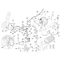 "Spare Parts and Components for Piaggio Porter NP6 Braking System | D'AMICO LINE S.R.L."