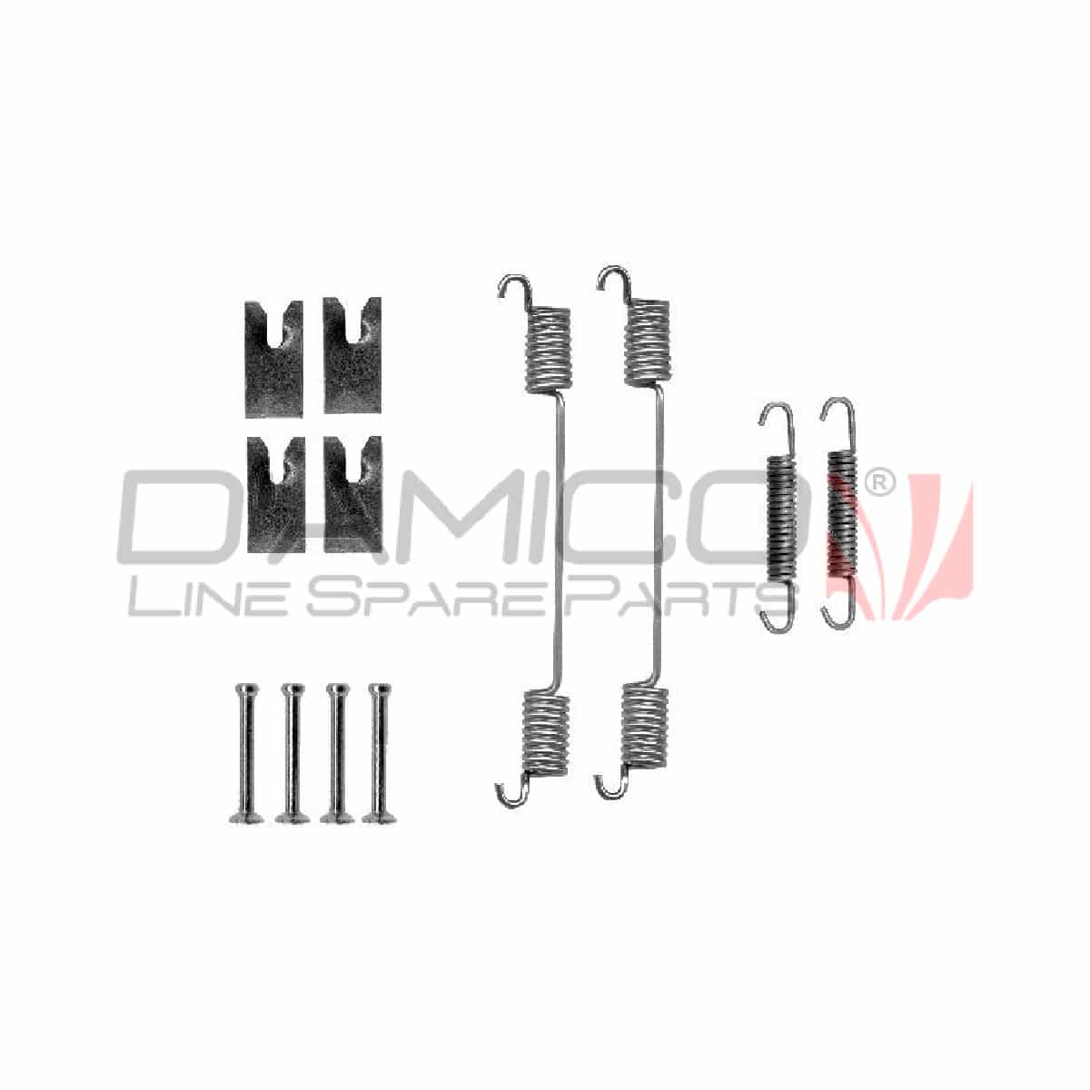 Kit ressorts frein Piaggio Porter Maxxi — OEM 837073